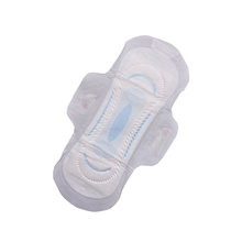 Wholesale Disposable High Quality Sanitary Pads Cotton Sanitary Napkins With Blue Print Manufacture